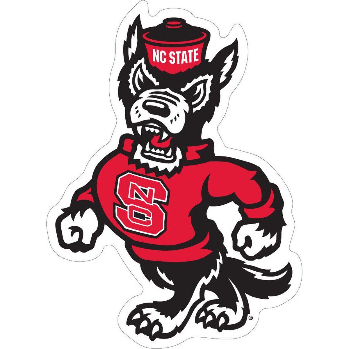 Medium Car Magnet - Strutting Wolf